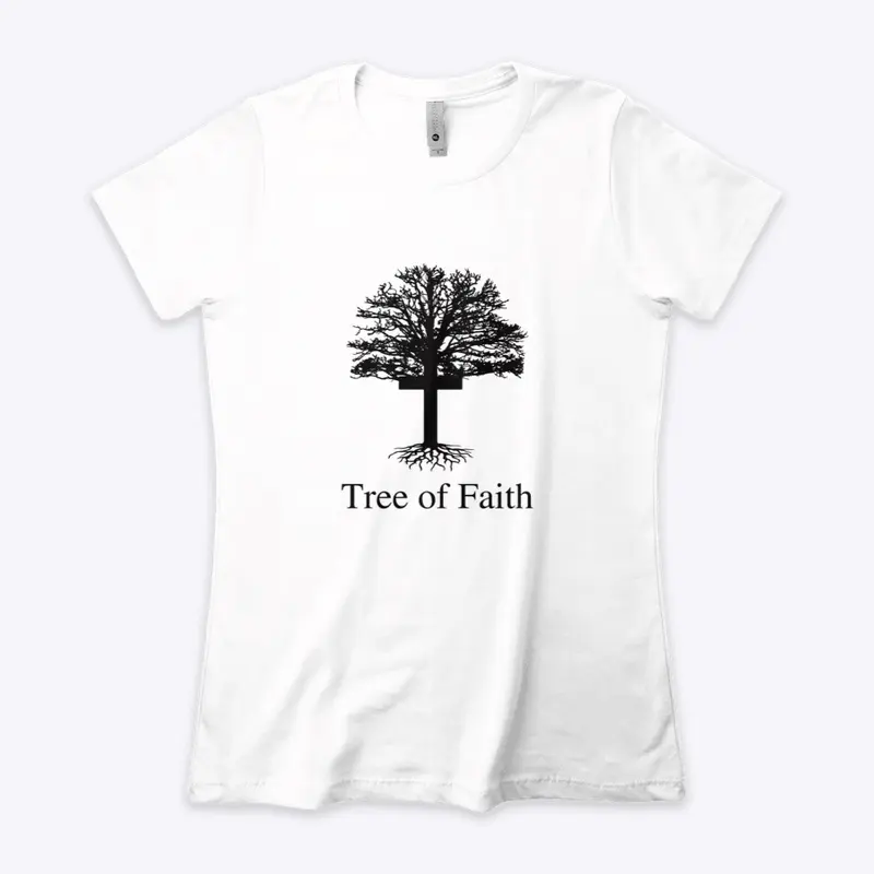 Tree Of Faith White Merch