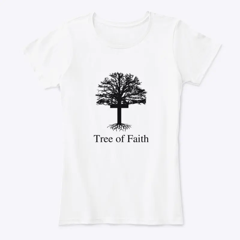 Tree Of Faith White Merch