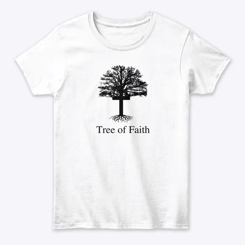 Tree Of Faith White Merch