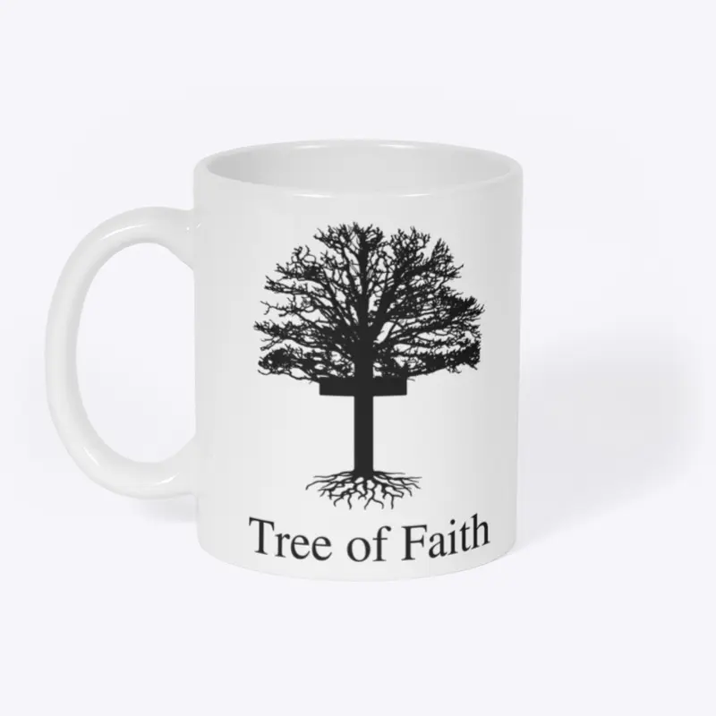 Tree Of Faith White Merch