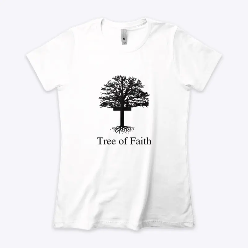 Tree Of Faith White Merch